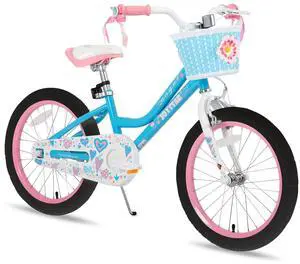 JOYSTAR Angel Kids Bike for Toddlers and Kids Ages 2-9 Years Old, 12 14 16 18 20 24 Inch Girls Bicycle with Training Wheels & Basket, Childrens Bike for Girls Boys, 20 Inch Blue JOYSTAR Angel Kids Bike for Toddlers and Kids Ages 2-9 Years Old, 12 14 16 18 20 24 Inch Girls Bicycle with Training Wheels & Basket, Childrens Bike for Girls Boys, 20 Inch Blue