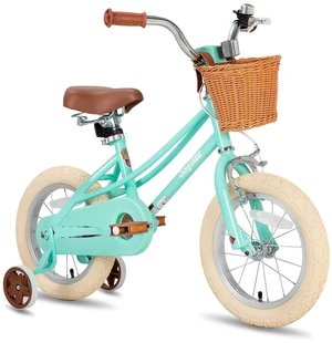 JOYSTAR 16 Inch Kids Bike with Training Wheels & Basket, Children's Bike for 4-7 Years Old Boys Girls, Green 16" JOYSTAR 16 Inch Kids Bike with Training Wheels & Basket, Children's Bike for 4-7 Years Old Boys Girls, Green 16"
