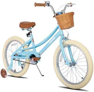 JOYSTAR 20 Inch Kids Bike with Training Wheels & Basket, Children's Bike for 2-4 Years Old Boys Girls, Blue 20" JOYSTAR 20 Inch Kids Bike with Training Wheels & Basket, Children's Bike for 2-4 Years Old Boys Girls, Blue 20"