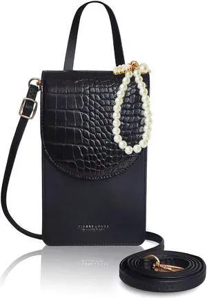 Small Crossbody Bags Cellphone Purse Wallet with Card Slots Touch Screen Phone Bag for Women