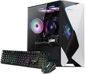 IPASON Gaming Desktop PC, Amd Ryzen 5 5600G 6 Core 3.9GHz, AMD Radeon  Graphics Igpu, 1TB SSD, 16GB DDR4 Ram, Windows 11 Home 