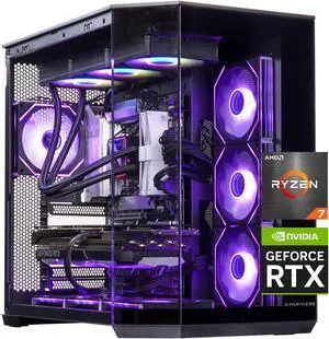 IPASON Gaming Desktop, AMD Ryzen7 9800X3D, NVIDIA RTX4080 Super, 32GB DDR5 RAM, 2TB M2 NVMe, X870-P, Windows 11 home,WIFI, Liquid Cooler,  WIFI , ARGB Fans, AI Ready,850W Gold PSU, Prebuilt Gaming Pc