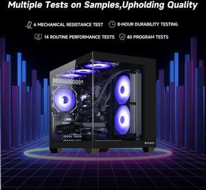 IPASON Gaming Desktop PC , Ryzen5 9600X, Geforce RTX 5060 8G ,MSI B650M 32GB DDR5 1TB NVMe SSD, 650W GOLD PSU, Wi-Fi,Liquid Cooler,ARGB Fans , Windows 11  ,Prebuilt Gaming Pc New compute