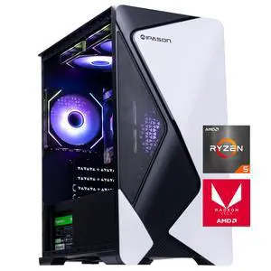 IPASON - Gaming desktop - AMD Ryzen 5 5600GT 6 core  up to 4.6GHz - 16GB DDR4 3200MHz - 1TB M.2 NVMe - 550W PSU - Windows 11 home - WIFI - Gaming PC