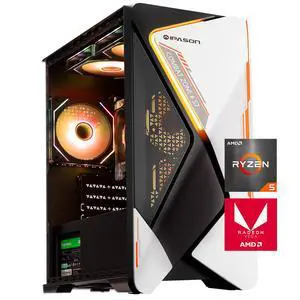 IPASON - Gaming desktop - AMD Ryzen 5 5600GT 6 core  up to 4.6GHz - 16GB DDR4 3200MHz - 1TB M.2 NVMe - 550W PSU - Windows 11 home - WIFI - Gaming PC
