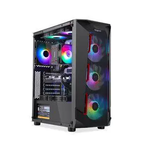 IPASON - Gaming desktop - Upgrade from AMD Ryzen 5 5600G 6 core up to 4.4GHz - 16GB DDR4 3200MHz - 500GB M.2 NVMe - 550W PSU - Windows 11 home - WIFI - Gaming PC IPASON - Gaming desktop - Upgrade from AMD Ryzen 5 5600G 6 core up to 4.4GHz - 16GB DDR4 3200MHz - 500GB M.2 NVMe - 550W PSU - Windows 11 home - WIFI - Gaming PC