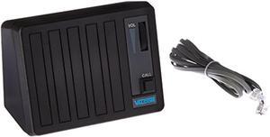 valcom v-764-bk push button talkback desktop and wall speaker, black