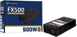 silverstone technology fx500, 500w flex-atx 80 plus gold power supply, sst-fx500-g