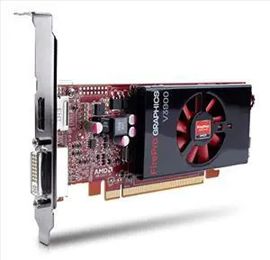hp firepro v3900 graphic card - 1 gb ddr3 sdram - pci express 2.1 x16 - half-length/full-height a6r69aa