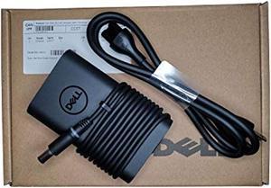 official laptop charger 65w watt ac power adapter include 3 prong power code - 0g4x7t la65nm130 - retail packing for dell
