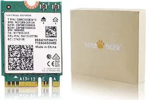 AX210NGW WiFi Card, Wi-Fi 6E 11AX Wireless Module Expand to 6GHz MU-MIMO Tri-Band Internal Network Adapter with Bluetooth 5.2 for Laptop, Support Windows 10/11 64bit, M.2/NGFF No vPro