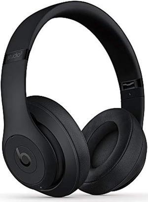 beats studio3 wireless noise cancelling overear headphones  apple w1 headphone chip class 1 bluetooth 22 hours of listening time builtin microphone  matte black latest mode