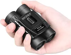 brigenius 8x21 small binoculars, compact binoculars for adults kids bird watching, mini pocket lightweight binoculars for opera concert theater
