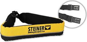 steiner clicloc floating strap for marine binoculars, fits 7x50 navigator pro, commander, global commander, yellow (76803)