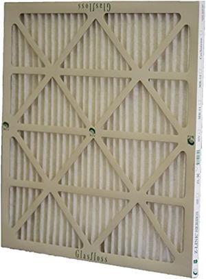 glasfloss industries zlp20254 z-line series zl 20x25x4 merv 10 pleated filter (pack of 6)