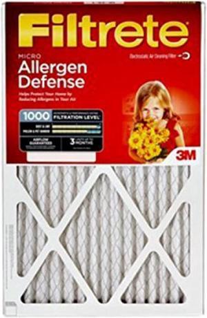 18x20x1, filtrete air filter, merv 11, by 3m (pack of 4)