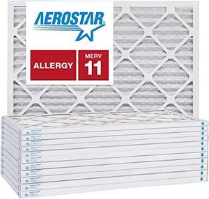 21 1/2 x 23 3/8 x 1 ac and furnace air filter by aerostar - merv 11, box of 12