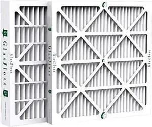 glasfloss zl 20x25x4 merv 10 pleated 4" inch ac furnace air filters. box of 4. actual size: 19-1/2 x 24-1/2 x 3-3/4