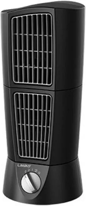 desktop wind tower oscillating multi-directional fan model t14305 by lasko