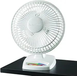 lasko 2002-w personal fan, 6, white