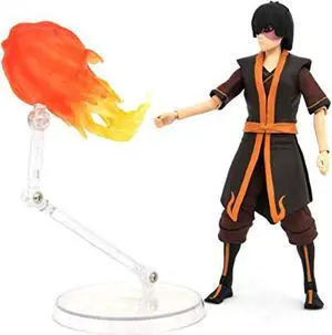 diamond select toys avatar the last airbender: zuko deluxe action figure, multicolor
