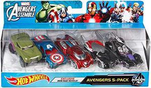 hot wheels marvel avengers assemble avengers 5pack  exclusive