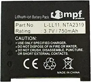 750mAh Replacement L-LL11 NTA2319 190310-1000 Battery for Logitech G7 & MX Revolution (Newer Generation) Laser Mouse