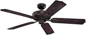 westinghouse lighting 7216800 deacon 52-inch indoor/outdoor ceiling fan, oil rubbed bronze finish