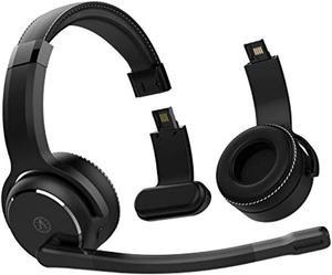 rand mcnally cleardryve 210 premium 2in1 wireless headset for clear calls with noise cancellation long battery life allday comfort black