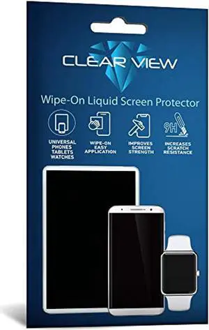 clearview liquid glass screen protector for all smartphones tablets and watches