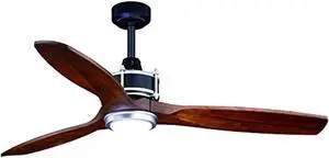 VAXCEL F0057 Curtiss 52 In. Black and Silver Industrial Indoor-Outdoor Wood