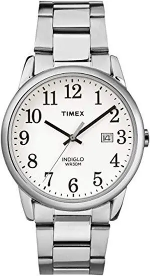 timex men's year-round quartz watch with stainless steel strap, silver, 20 (model: tw2r23300)