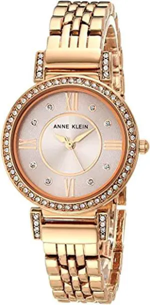 anne klein women's premium crystal accented bracelet watch, ak/2928 anne klein women's premium crystal accented bracelet watch, ak/2928