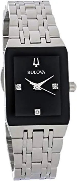 bulova quadra - 96p202 steel one size