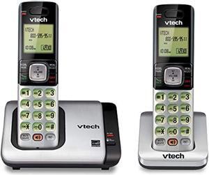 vtech cs6719-2 2-handset expandable cordless phone with caller id/call waiting, handset intercom & backlit display/keypad