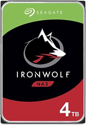 seagate ironwolf 4tb nas internal hard drive hdd - cmr 3.5 inch sata 6gb/s 5900 rpm 64mb cache for raid network attached storage - frustration free packaging (st4000vn008)