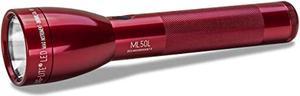 maglite ml50l led 2-cell c flashlight in display box, red