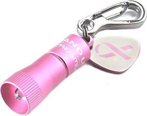 streamlight 73003 nano light 10 lumen miniature keychain led flashlight, pink