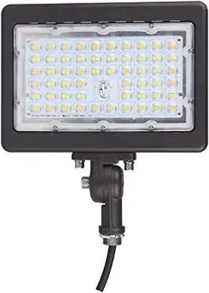 nuvo lighting 65/616 11.5 inch 70w 5000k 1 led flood light, bronze finish
