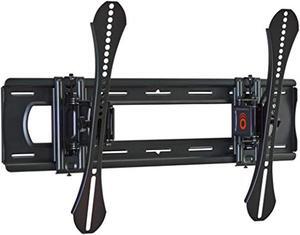 echogear tilting tv wall mount for up to 86" tvs - maximum tilt range on large tvs - great for mounting tv above a fireplace - easy install & hardware included