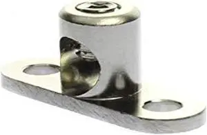 voodoo 2/0, 1/0 gauge set screw ring terminal ground lug post (1 pack)