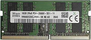 hma82gs6cjr8n-vk hynix 16gb 2rx8 pc4-2666v-s memory module (1x16gb)