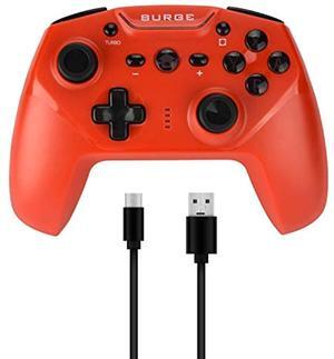 surge switchpad pro wireless controller for nintendo switch - red - nintendo switch