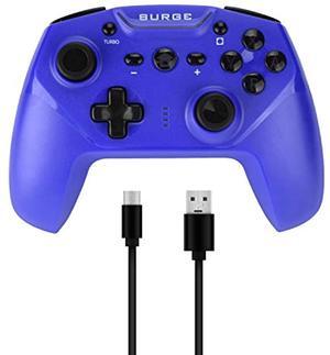 surge switchpad pro wireless controller for nintendo switch - blue - nintendo switch