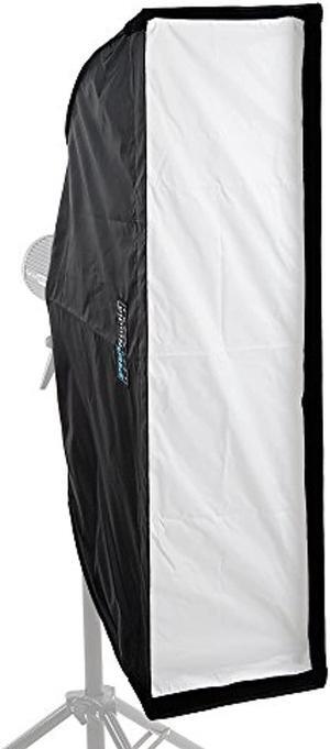 fotodiox ez-pro strip softbox 9x36 (22x90cm) - collapsible strip softbox with novatron speedring for novatron fc-series, m-series, and compatible