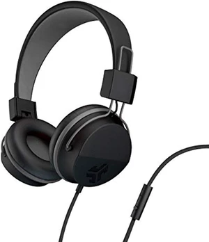 JLab Audio Neon On-Ear Headphones, Feather Light, with Ultra-plush Eco Leather and 40mm Drivers, Black JLab Audio Neon On-Ear Headphones, Feather Light, with Ultra-plush Eco Leather and 40mm Drivers, Black