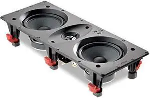 focal 100iwlcr5 in-wall 2-way d'appolito loudspeakers - each