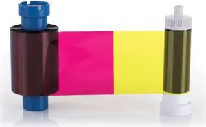 2 x magicard ma300ymcko color ribbon for enduro, rio pro & pronto printers