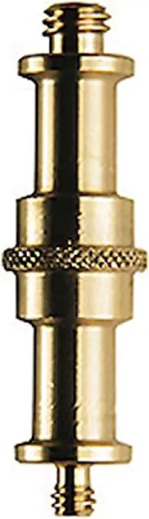 manfrotto 013 double end stud 1/4-inch 20 and 3/8-inch adapter spigot - replaces 3094