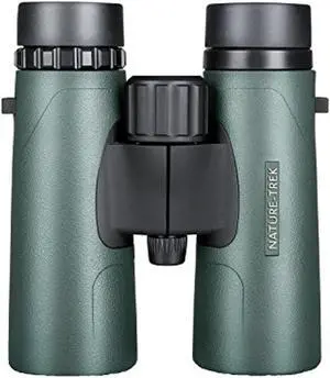 nature-trek binoculars 10x42 green